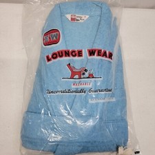 NEW Vintage E & W Lounge Wear Robe Size Medium NOS Ely & Walker Blue picture
