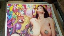 LILLIAN PARKER VINTAGE 1973 SMOOTH CAL ENDER SEXY GROOVY HEADSHOP POSTER picture