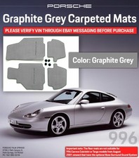 Genuine PORSCHE 996 Floor Mat LHD Graphite grey 00004480084C50 picture