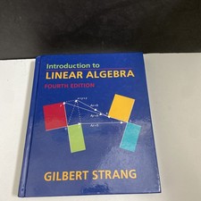 Introduction to Linear Algebra(2009)-tiny Water Damaged On Edge-still Great 👌👍 picture