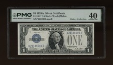 DBR 1928-A $1 Silver Funnyback STAR Fr. 1601* PMG XF-40 Serial *26118989A picture