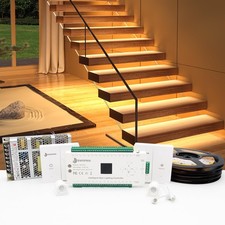RWOFNIA RW-5630 Motion-Activated LED Stair Lighting Kit with Daylight Sensor, picture