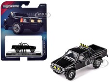 1985 TOYOTA HILUX SR5 PICKUP BLACK 1/64 DIECAST MODEL BY MAJORETTE 8505001016 picture