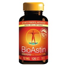 BioAstin Hawaiian Astaxanthin 12 mg 100% Pure Natural Astaxanthin 120 Soft Gels picture