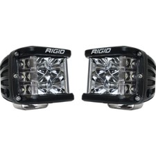 2 Black RIGID Industries LED Flood Lights D-SS Series PRO Outdoor Car Boat Pair picture