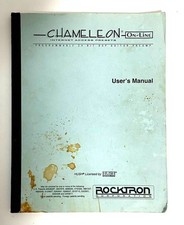 Vintage Rocktron Chameleon On-Line Guitar Preamp User's Manual 1997 Original picture