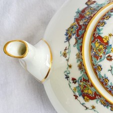 Antique Haviland Limoges Schleiger #268 Porcelain Teapot Paisley picture