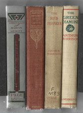 Four antique Hc book lot -- Arthur Morrison Martin Hewitt Detective picture