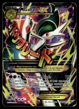 2015 Pokemon XY - Roaring Skies M Gallade EX #100/108 Damaged picture