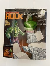 Vintage 1979 REMCO THE INCREDIBLE ENERGIZED HULK with BOX - READ picture