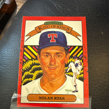 Donruss King of Kings Nolan Ryan 1989 #665 Texas Rangers MLB Baseball Card picture