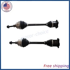 Pair For Bentley Continental GTC 2003-2012 Front Axle CV Joints CVJ Drive Shafts picture