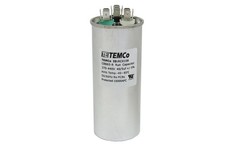 TEMCo 40+5 uF Dual Run Capacitor CBB65, 40/5 MFD, 370-440V, Round, picture