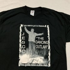 Vtg Jesco White Dancing Outlaw T Shirt Mens XL Black Soft Boone County XL picture