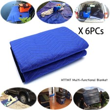 72x80 6PCs Thick Furniture Moving Packing Blanket For Shipping Furniture Pads picture