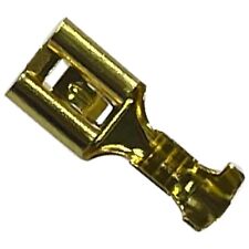 (100) Female Terminal for Relay Connector Locking Tang 1/4