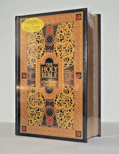 NEW Holy Bible KJV Illustrated Gustave Dore Leather Bound Collectible  picture