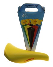 Selle San Marco Concor Supercorsa Confort Saddle Yellow Shelfwear NIB NOS NEW picture