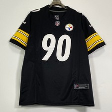 T.J. Watt #90 Embroidered Jersey in Black, S/M/L/XL/2XL/3XL/4XL picture