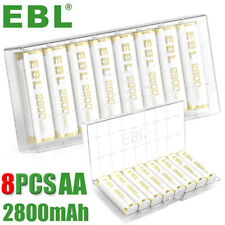 EBL 8x Gold Pro Rechargeable AA Batteries 1.2V 2800mAh NIMH Double A Battery picture
