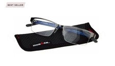 Foster Grant Ironman  Reading Glasses IM1001 Gray/Blu - NEW picture