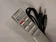 Sony RM-33, Silver remote control for a Sony portable cassette recorder vintage picture