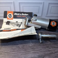 Vintage Black & Decker 440 Laminate Trimmer Router Kit Complete Box Manual USA picture
