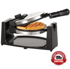 Waflera Electrica Redonda Gofrera Belga Sandwichera Maquina Hacer Waffles Mini picture