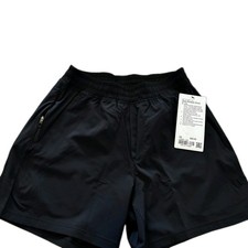 Black Athletic Shorts Lululemon Pace Breaker Short 5 *Lined Men's NWT Size Xs picture