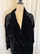 Jonquil by Diane Samandi 100% Silk Vintage Wrap Dress/robe picture