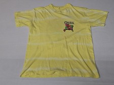 Vintage Chiclets Tiny Size Gum Promo T-Shirt Yellow Tie Dye USA L 42-44 picture