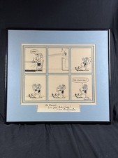 Original Reg Smythe “Andy Capp” Comic Strip Art Signed & Inscribed 1970s picture