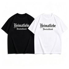 Heimatliebe Deutschland Gothic German Patriot T-Shirt SIZE S-5XL picture