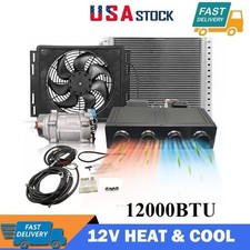 12V Underdash Heat&Cool Car Air Conditioner Universal Electric AC Cool System picture
