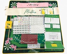 2026 Luxury Green Masters Golf American Version Acrylic Mahjong Set & Tiles picture