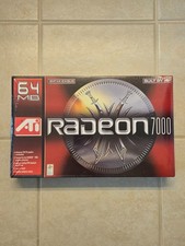 Vintage ATI Radeon 7000 64MB DDR AGP Graphics Card - Brand New Sealed In Box NIB picture