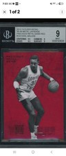 2013-14 Fleer Retro Karl Malone Precious Metal Gems Red 109/150 MT 9💥💥💥Beauty picture