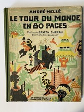 1927 Andre Helle Le Tour Du Monde En 80 Pages French Illustrated Book picture