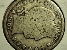 1907-O BARBER HALF DOLLAR -  picture