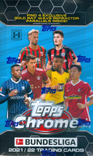 2021-22 Topps Chrome Bundesliga Soccer Factory Sealed Hobby Lite Box picture