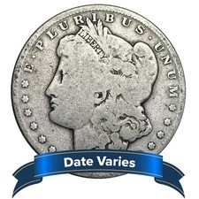 1878 to 1904 $1 Morgan Silver Dollar Good or Better G+ picture