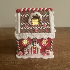 Kurt Adler Gingerbread House Light Up LED 6 Hour Timer Christmas Decor D3272 HTF picture