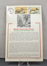 1972 Hamond Maxi Card First Day Of Issue - Vintage Wildlife Conservation Series picture