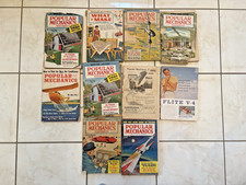 Lot Of 10 Vintage Popular Mechanics Magazines 1950-1962 picture