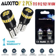 2x T10 Canbus 194 168 W5W 3014 24LED SMD White Car Side Wedge Light Lamps auxito picture