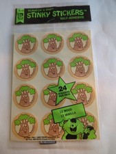 Vintage Trend Scratch ‘n Sniff Stinky Stickers Wood/Vanilla *Sealed* 1980 81 82 picture