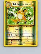 Raichu 36/108 Rare Evolutions Pokemon Reverse Holo Near Mint picture
