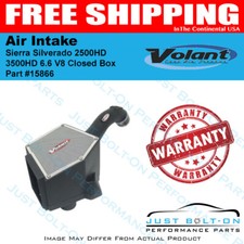 VOLANT 01-04 Sierra Silverado 2500HD 3500 HD 6.6 V8 Closed Box Air Intake 15866 picture