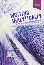 Writing Analytically (w/ - Paperback, by Rosenwasser David; Stephen - Very Good picture