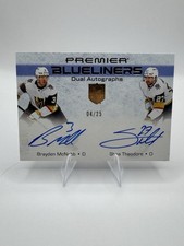 25’-26’ Upper Deck Premier Blueliners Dual Autographs McNabb/Theodore 04/25 picture